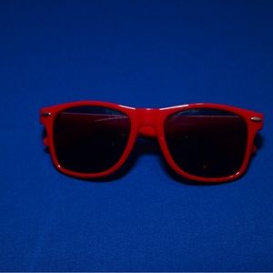 Red Framed Shades